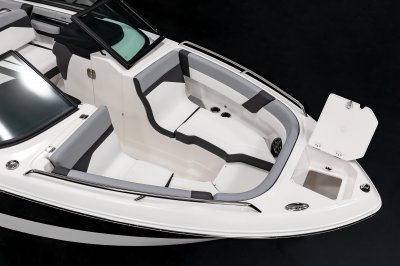 Chaparral SSX 4 anchor locker in the bow 